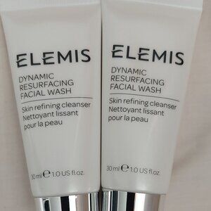 2 ELEMIS Dynamic Resurfacing Facial Wash Skin Cleanser 1.0 oz Sealed total 2 oz